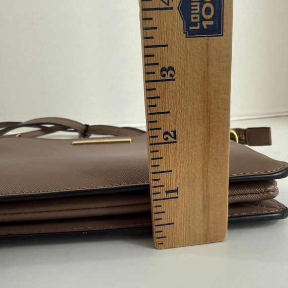 ALDO Brown Faux Leather Small Crossbody Bag Purse Handbag Adjustable Strap - Picture 9 of 11